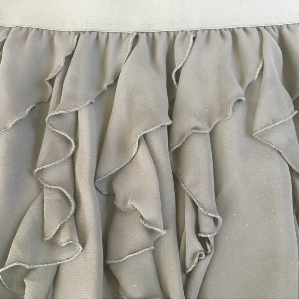 Express Sheer Ruffle Skirt - Picture 4 of 7